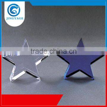 Jingyage customized glass paperweight star glass paperwight glass star paperweight gift