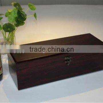 black solide wood wooden wine box UN-20150720