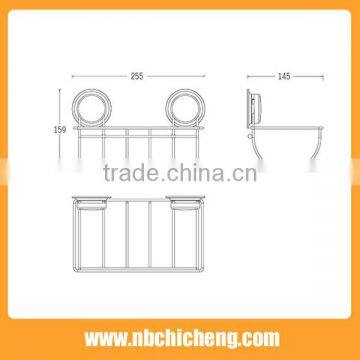 Wall Shelf Bathroom Suction Shelf Toilet Tissue Holder Toilet Paper Roller photo-4