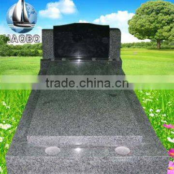 Cemetery gravestone made of granite material