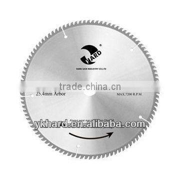 T.C.T saw blade for wood and alumium