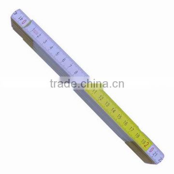 2 Meter 10 Folds Double Color German Type Beech Wooden Ruler