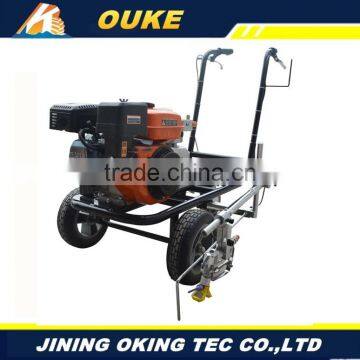 Hand push road marker machine for traffic line marking