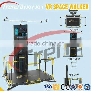 VR walking platform arcade game machine for game center with HTC Vive helmet