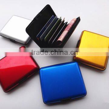 RFID Security Square Aluminum Wallet/Credit Card&Cash Holder photo-2