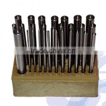 28PC Alloy Steel Hardened HRc60 Hole Transfer Punch Tool Set
