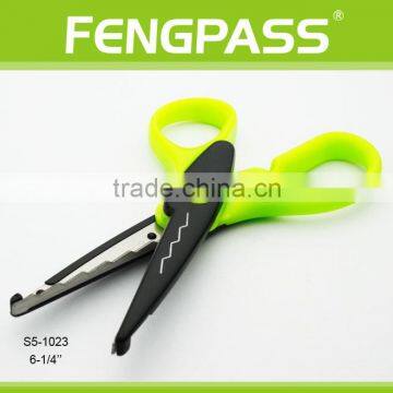 S5-1023 6.25 Inch 2Cr13 Stainless Steel Blade With Colorful Plastic Handle Kids Scissors photo-4