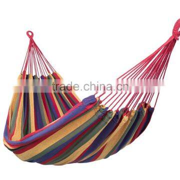 Patio Portable Red Backyard Double Outdoor Hammock with Carry Bag