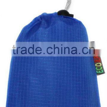 Eco Ripstop Nylon Foldable Reusable Bag Tote Grocery Bag Built-in Pouch photo-6