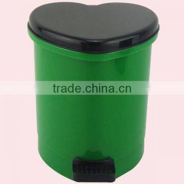 400ML Plastic Heart-shaped Office Dustbin photo-6