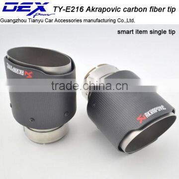 car part akrapovic tip Customized Carbon Fiber Akrapovic universal exhaust tips