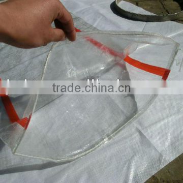 Pp transparent woven bag 50kg