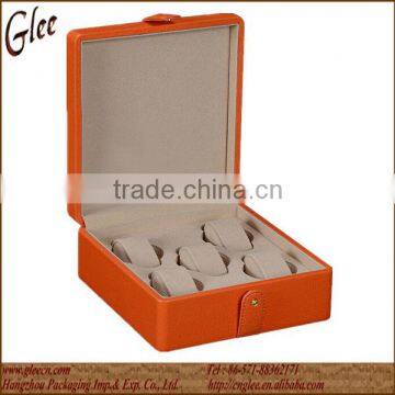 Buckle closure 5 girds watch display storage box