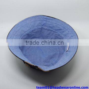 Fashion Reversible Bucket Hat/Cap Wholesale 100%cotton Twill Hat photo-4