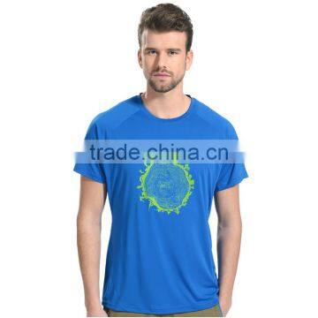 100% Polyester Running t Shirt Fitness Gym Fit t Shirt Quick Dry Men t Shirt photo-2