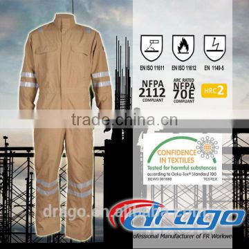 permanent feature safety anti-UV fire retardant uniform for workman