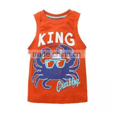 Wholesale cheap baby kids tshirt boys sport vest tee