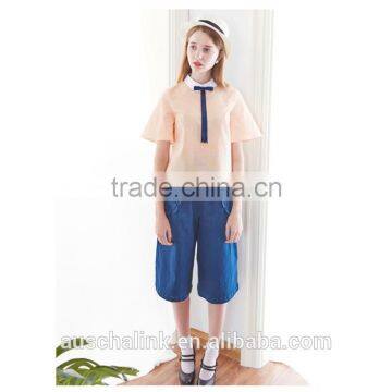 Latest Design High Waist Lady Fashion Classic Blue Jeans Pants photo-4