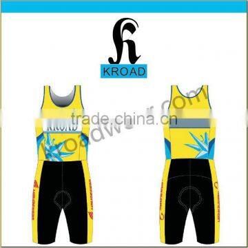 Custom triathlon womens two piece & triathlon suit with sublimation print