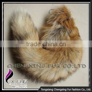 CX-R-01 Genuine Fox Fur Tail Custom Fancy Key Holder photo-2