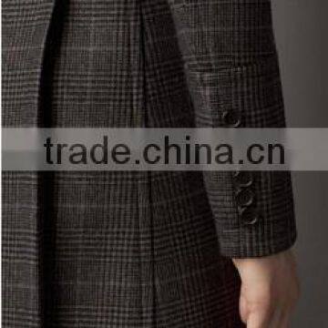 2014 Latest Style Formal Occasion Slim Fit Mens Cashmere Britsh Hot Style Men Coat photo-3