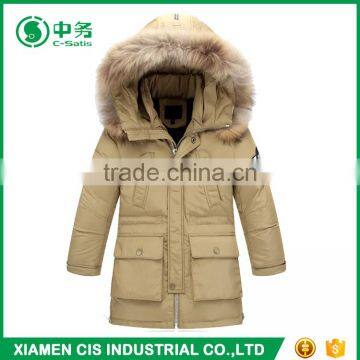 New Style Hooded Thick Warm Korea Fashion Childrens Long Winter Coat photo-2