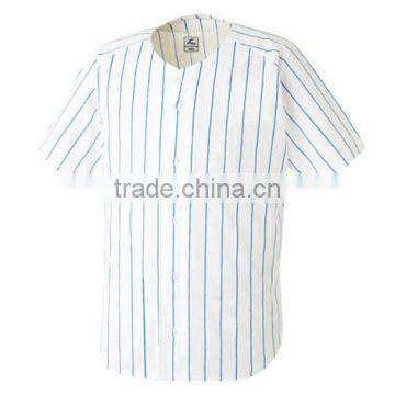 Dry-Fit Plain Design Pin Stripe Baseball Jersey Sports Top Uniform T-shirts Custom Wholesale With Best Price