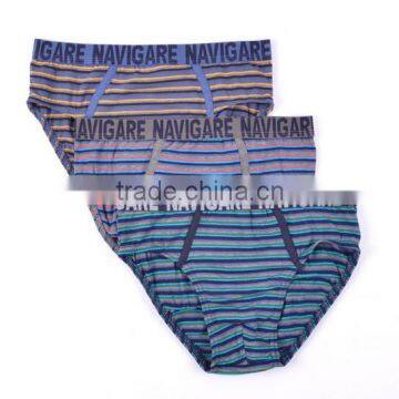 2017 New Arrival Personalized Customized Your Own Brand Logo 95%Cotton 5%Spandex OEM Private Label Band Stripe Kids Briefs