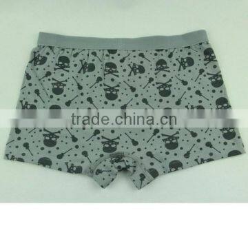Custom Elastic Waistband Underwear Teen Sexy Boys Cotton Boxer photo-3
