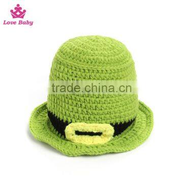 Green One Eye Animal Pattern Photo Props Of Hat Newborn Cotton Soft Knitting Photography