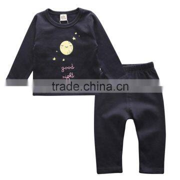 S15884A High Quality Children Organic Cotton Pajamas Sleepwear photo-4