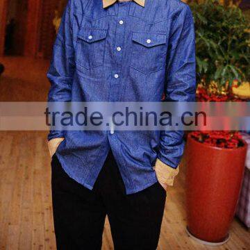 Denim shirts darkblue