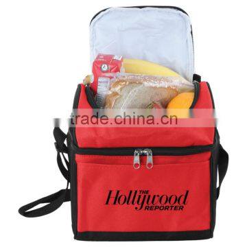 Dome Top Cooler Bag - fully insulated with two separate insulated compartments and comes with your logo.