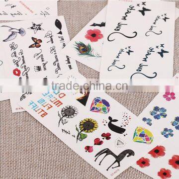 Waterproof Tattoo Sticker Non-toxic Enviroment Protection Sticker Children Decoration Sticker photo-2