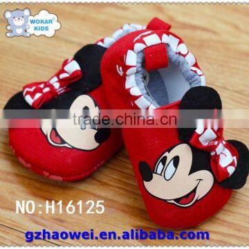 Mickey Smiling face printed Baby footwear