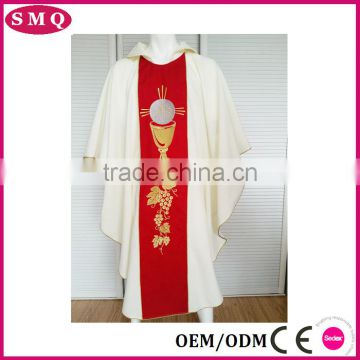 Church Hot Sale Everyday Chasuble Cup Velvet Embroidery Vestment