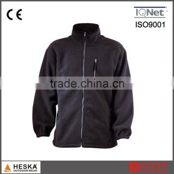 High Quality Wholesale Men Polar Fleece Jacket Casual Outdoor Garment With Zipper photo-5