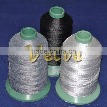 White carbon fiber inside Antistatic sewing thread