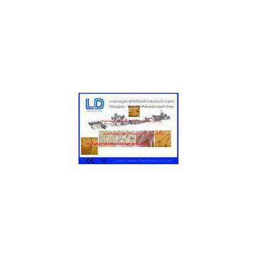 Puffed food / Breakfast cereals 3D Snack Pellet Machinery , 100kg/h - 300kg/h