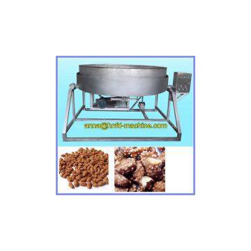 Cocoa peanut making machine, chocolate sticky sugar peanut coating machine