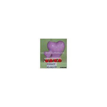 dolomite flower vase, love-shaped vase, home flower holder