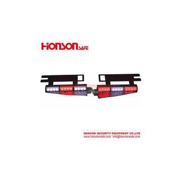 LED Windshield Dash Light Split Visor Strobe Warning Light Mount Deck Dash Lightbar HV-406