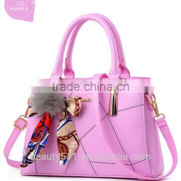 2017 New Modern Woman Designer PU Leather Shouder Bags Market Handbag HB36 photo-5