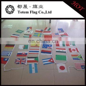 Different National Country Bunting Flag Fabric Banner