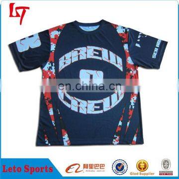 Sublimated Uniform Team Wear Top Custom Lacrosse Jersey,full sublimation custom lacrosse T shirts