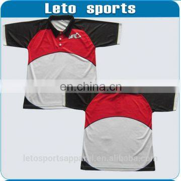 sublimation coloured cricket clothing jersey pattern golf ropa