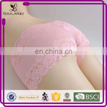 Hot Sale Comfortable Cute Girl Lace Trim Cute Girl Panty Pretty Girls Panties