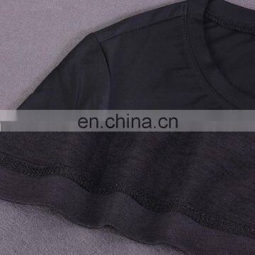 2017 New Design Fashion Slim Fit Gym Fitness Blank Dry Fit Women t Shirt photo-4