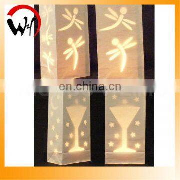 hot sales flame retardant happy candle bags