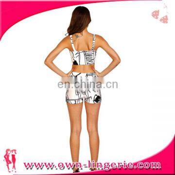 Short Wholesale Sexy Two Pieces Jumpsuit for Girls photo-2